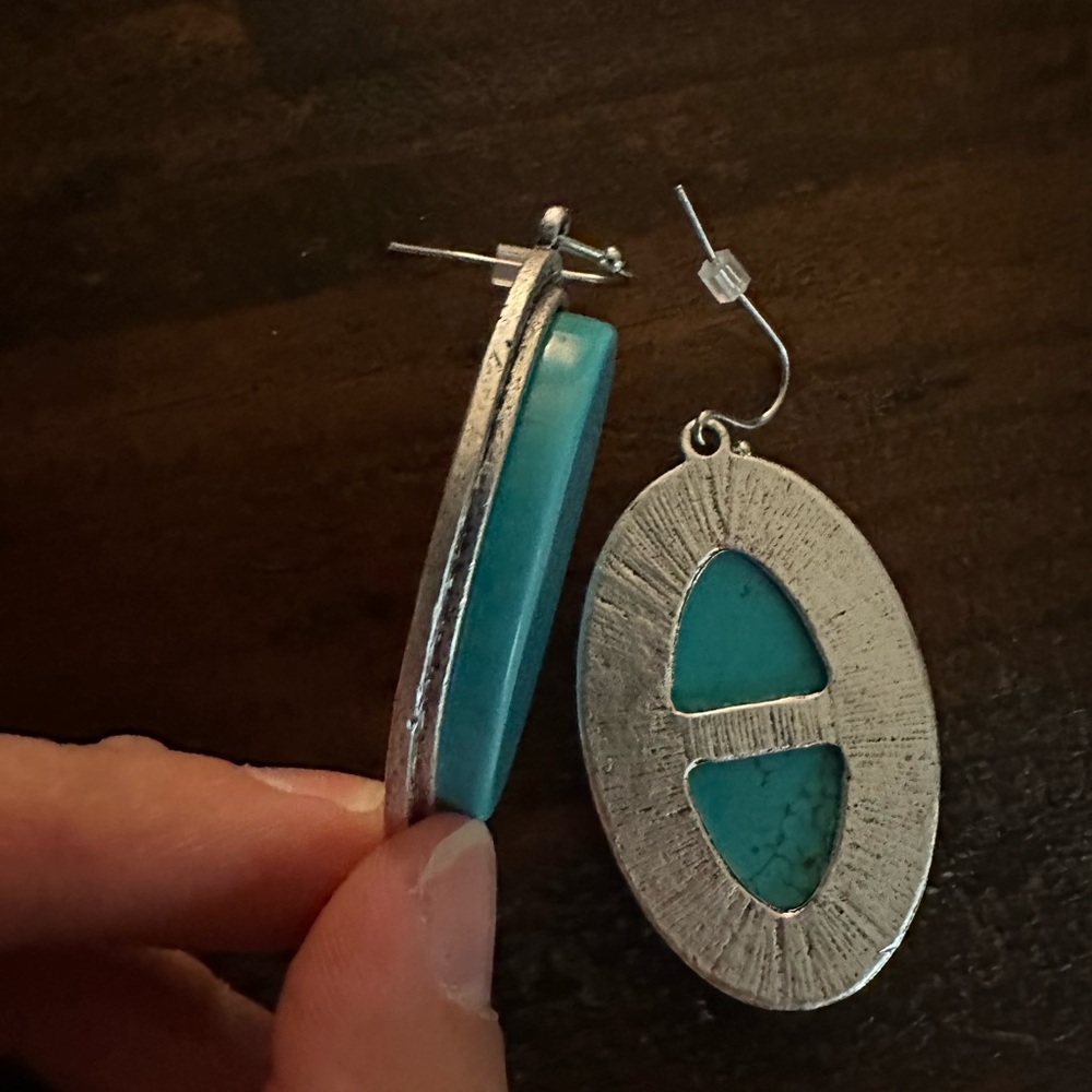Turquoise Earrings - Picture 3 of 4